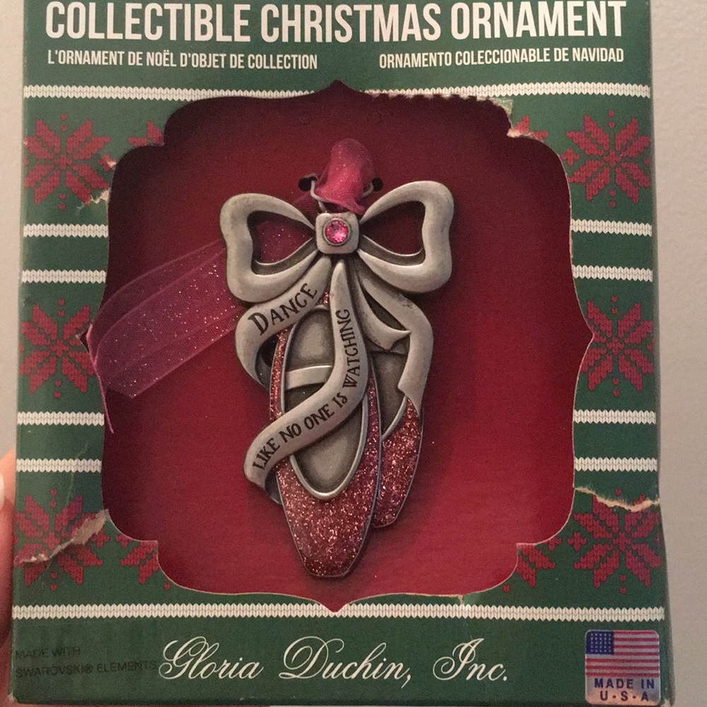 DANCE LIKE NO ONES WATCHING CHRISTMAS ORNAMENT